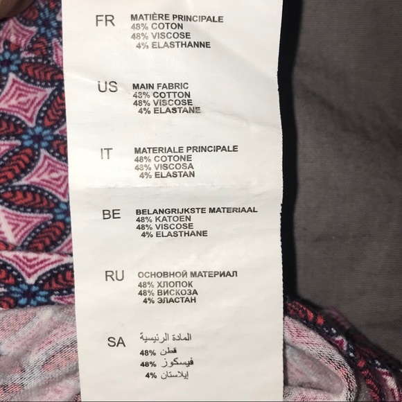 tight pink and purple crop top - Picture 5 of 6